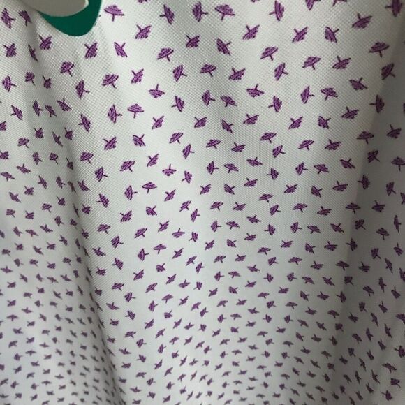 Greg Norman golf shirt sleeveless SZ Small top white umbrellas New with tags - Picture 4 of 5